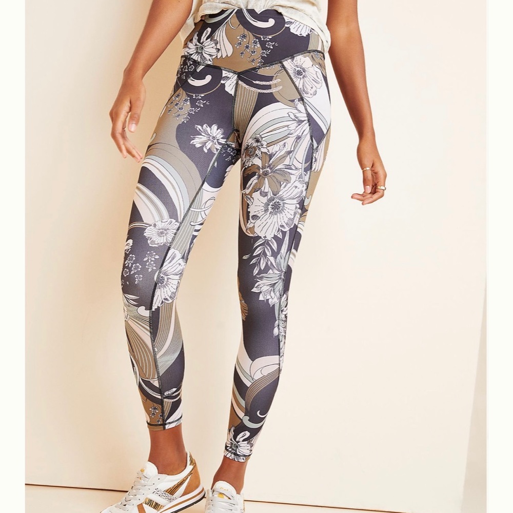 ⭐️Free People Movement Wave Crush Leggings Black Women’s Size Medium - Picture 4 of 8
